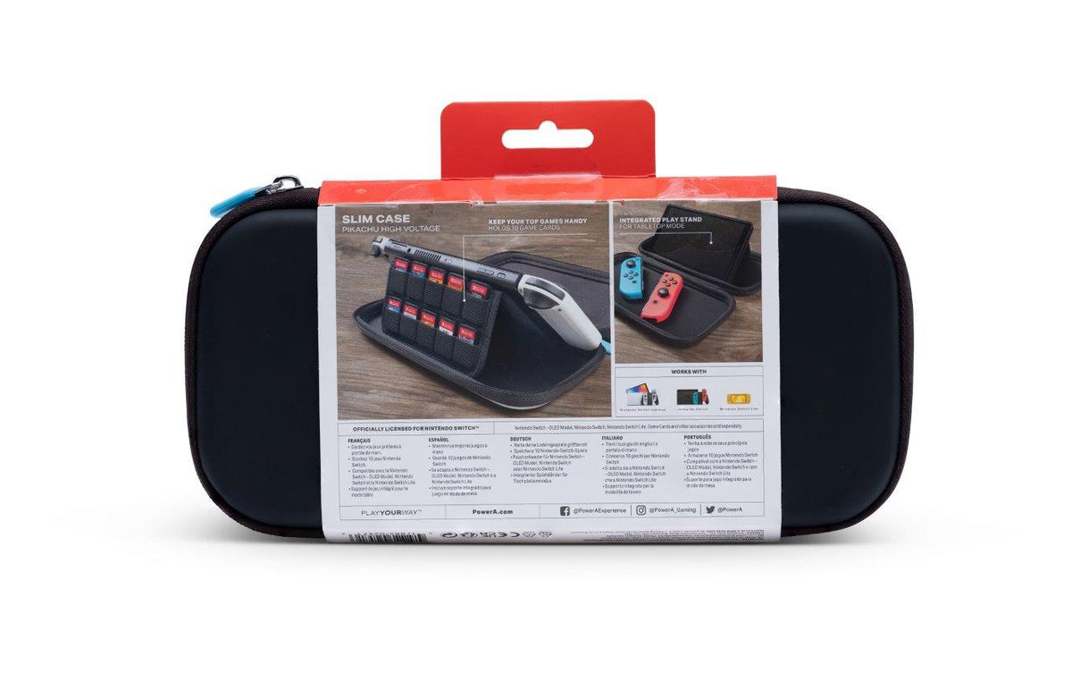 PowerA Slim Case for Nintendo Switch - Pikachu High Voltage