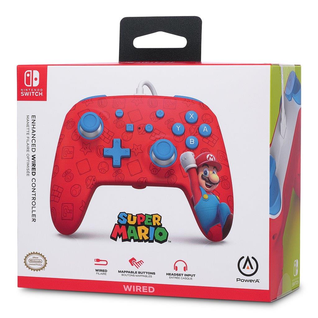 PowerA Enhanced Wired Controller for Nintendo Switch - Woo-hoo! Mario