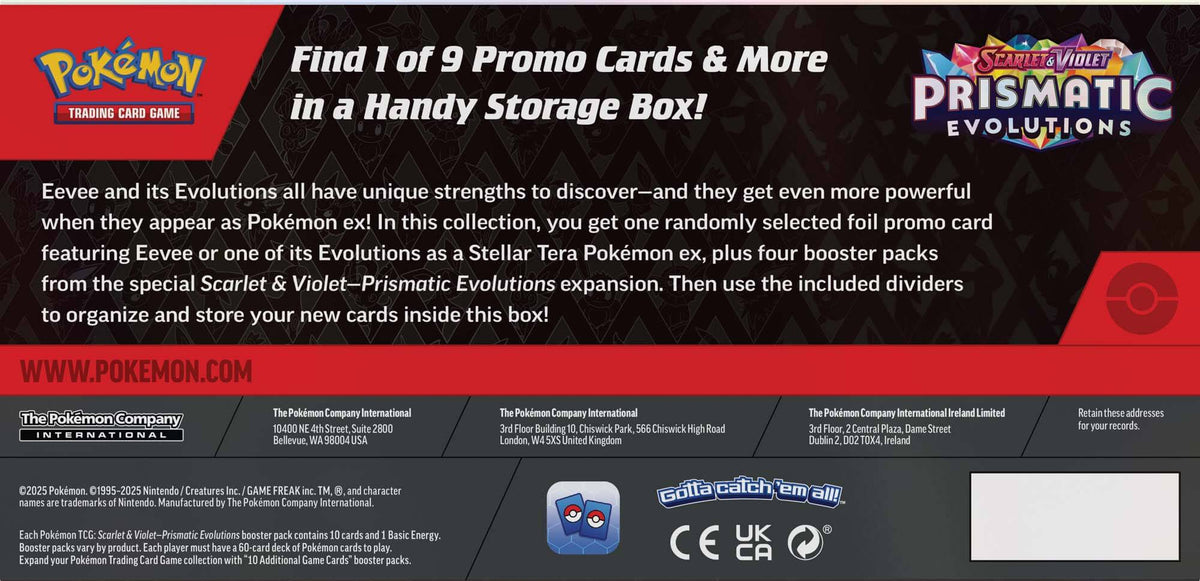 Pokemon TCG: Scarlet & Violet - Prismatic Evolutions Surprise Box
