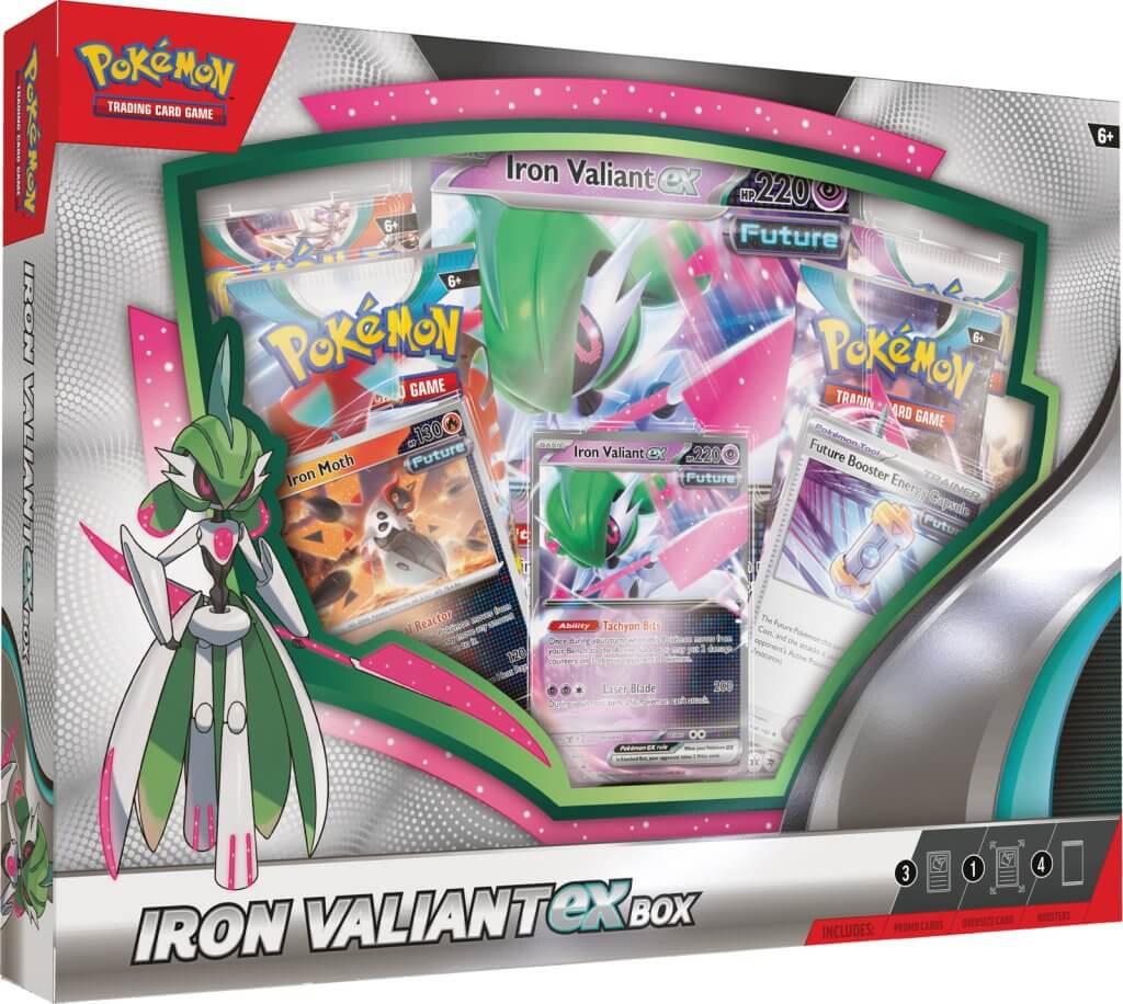Pokemon TCG - Roaring Moon/Iron Valiant ex Box