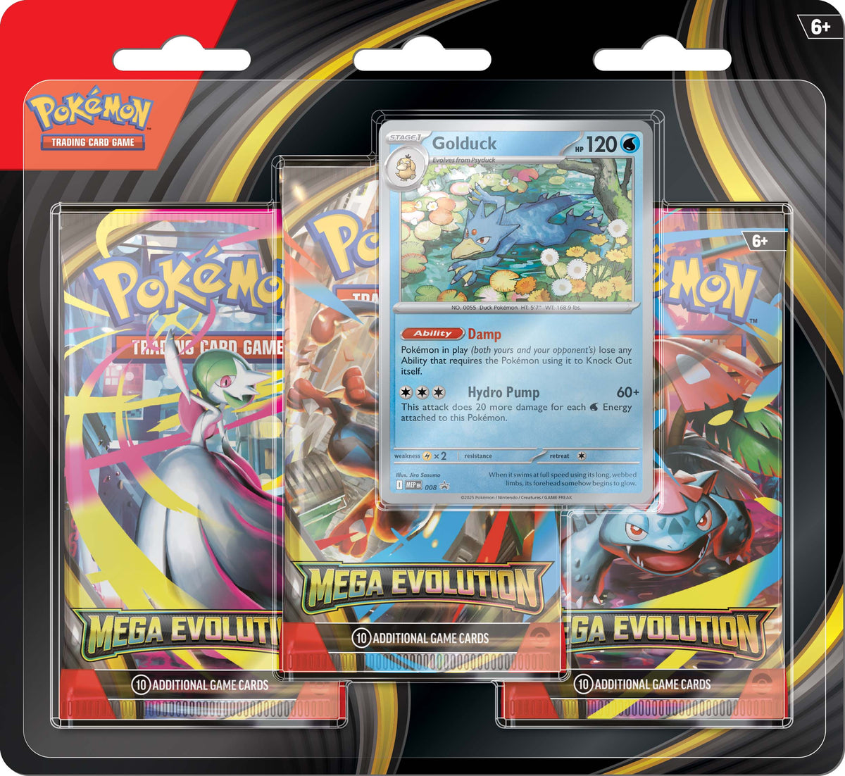 Pokemon TCG: Mega Evolution (Three Booster Blister Pack)