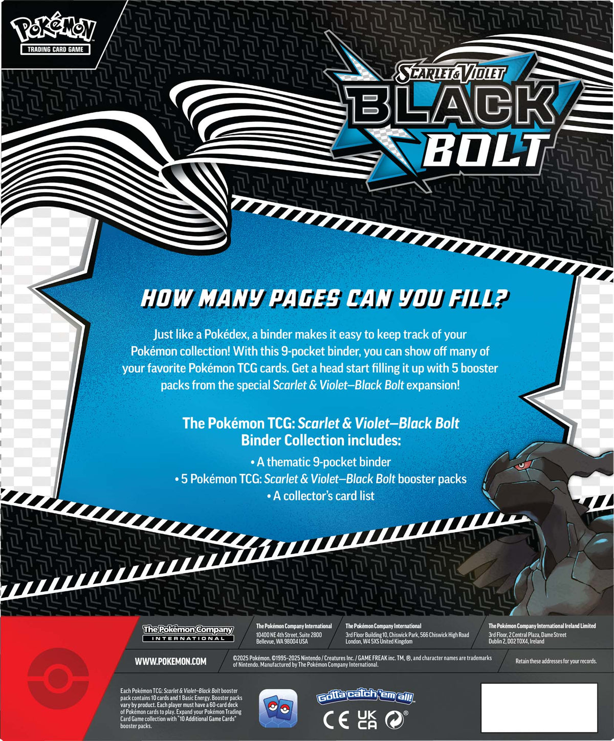 Pokemon TCG: Scarlet & Violet—Black Bolt Binder Collection