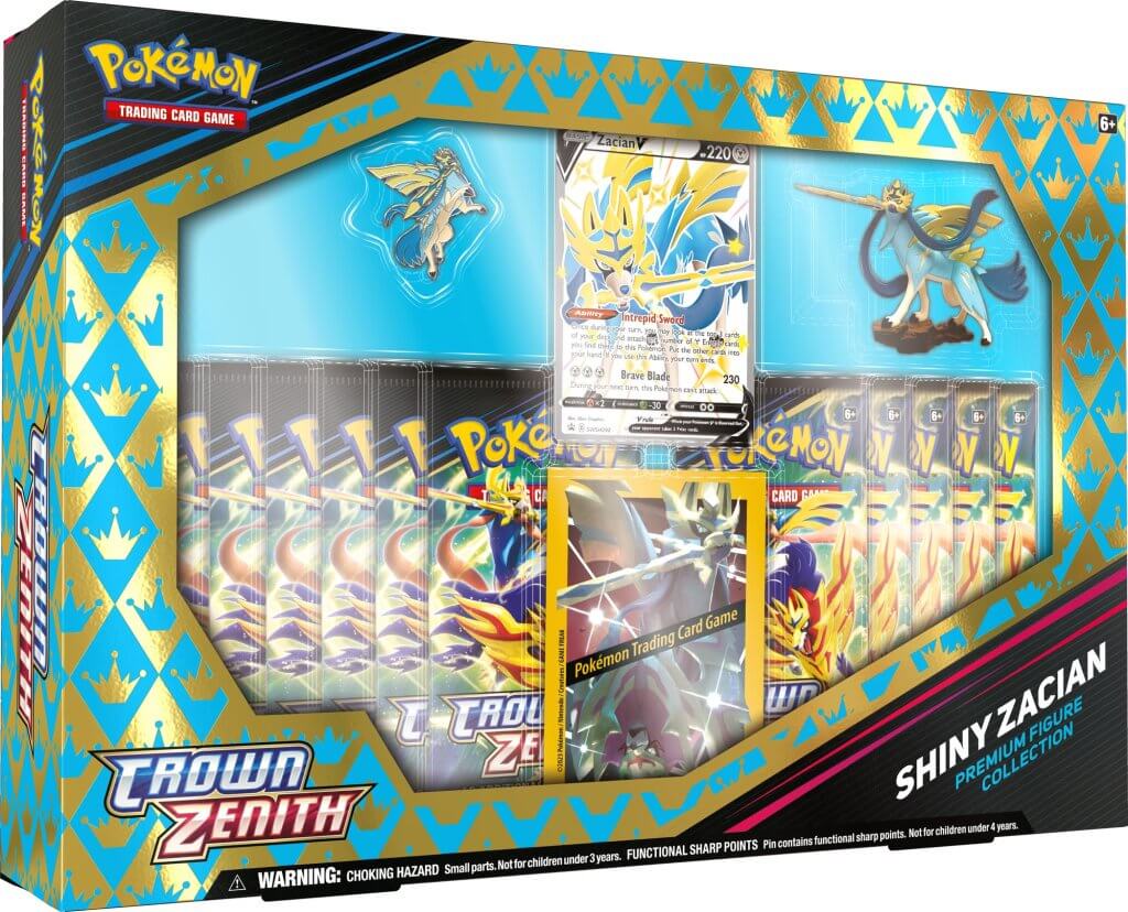 Pokemon TCG - Crown Zenith: Shiny Zacian/Zamazenta (Premium Figure Collection)