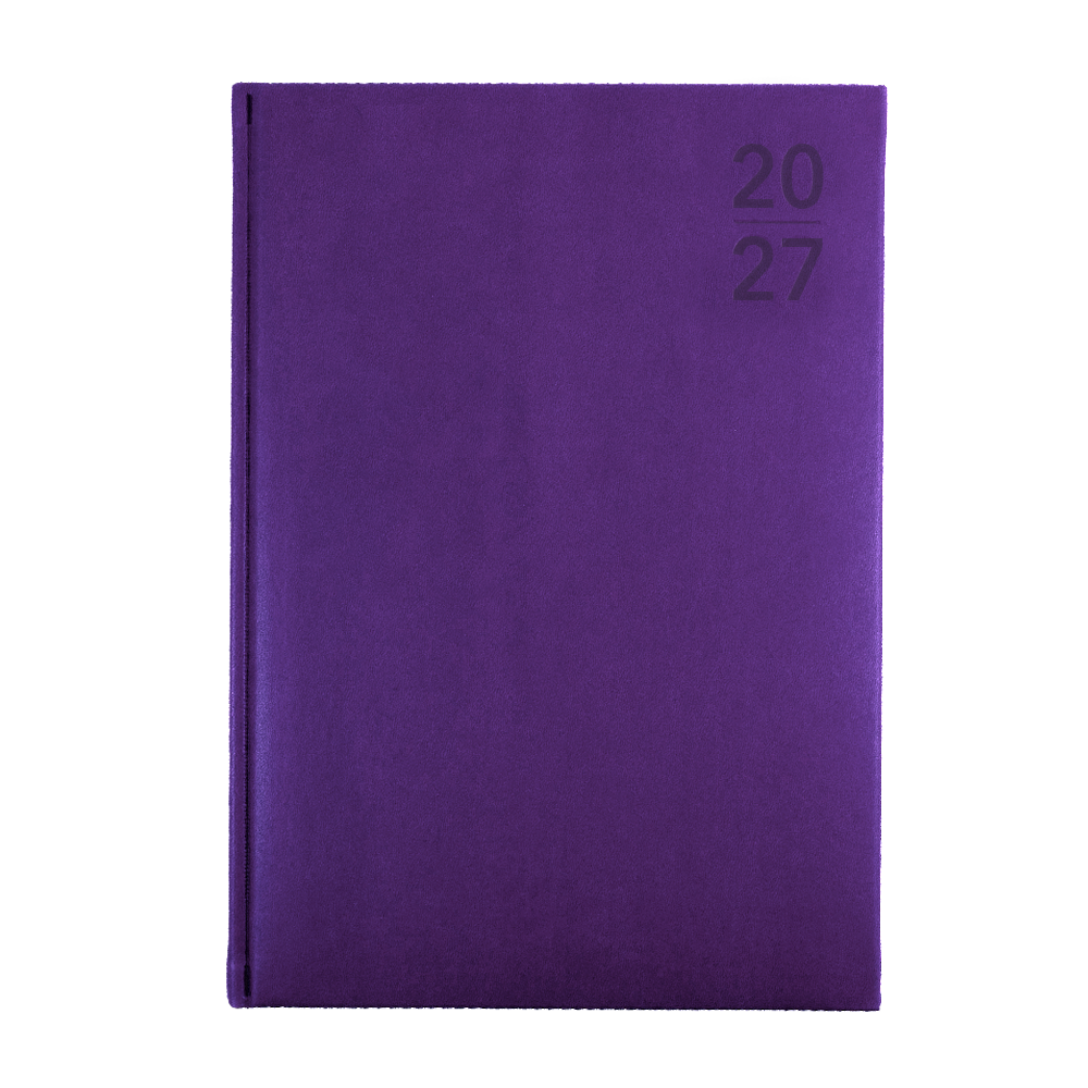 Collins 2027 Calendar Year Diary - Silhouette S4700 A4 WTV Purple