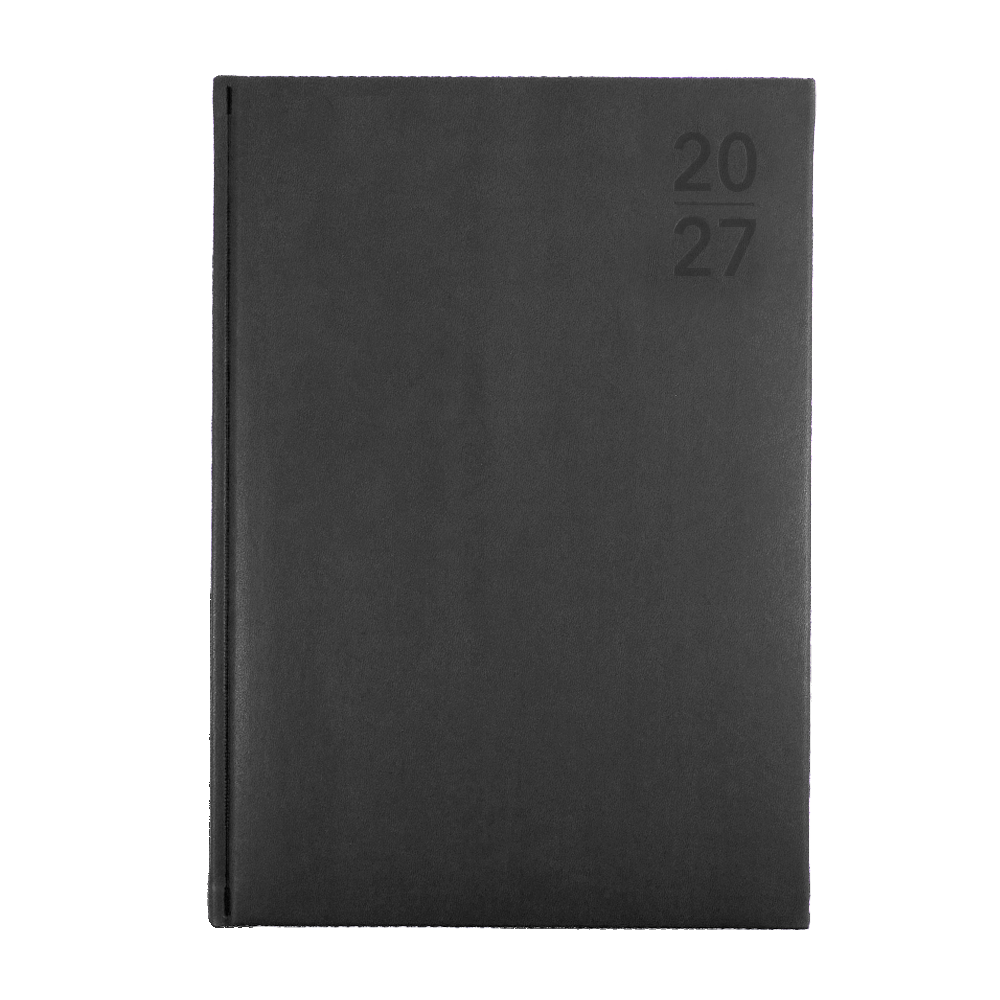 Collins 2027 Calendar Year Diary - Silhouette S4700 A4 WTV Charcoal