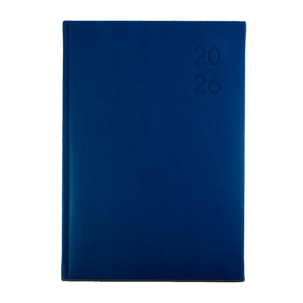 Collins 2026 Calendar Year Diary - Silhouette S5100 A5 DTP Navy
