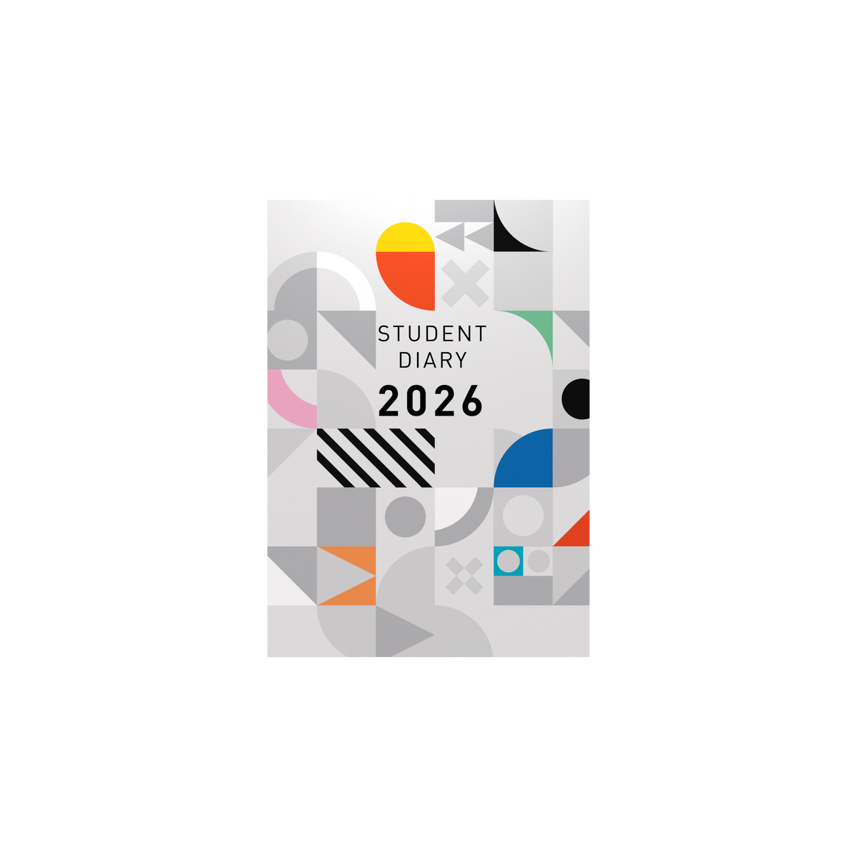 Collins 2026 Calander Year Diary - Student Perfect Bound SC37 A5 WTV Geo Triangle
