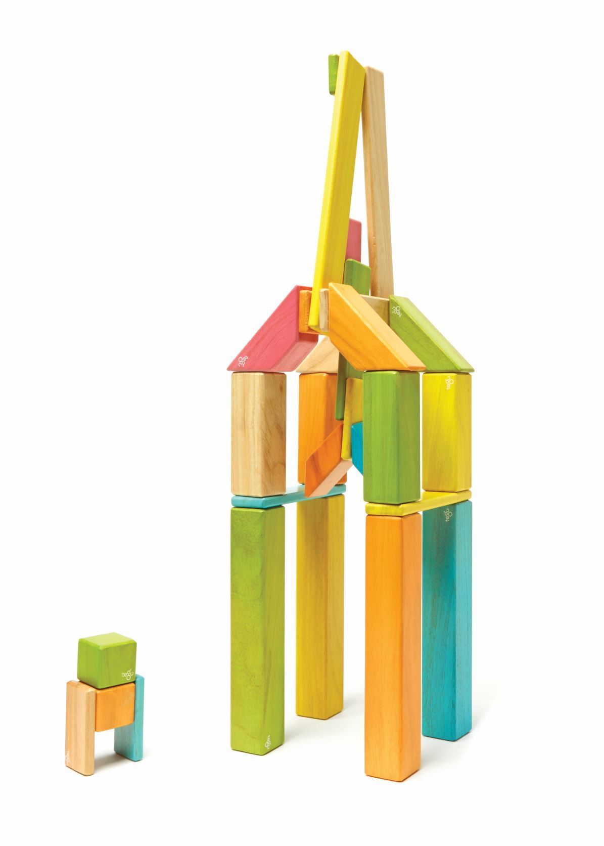 Tegu Magnetic Wooden Blocks - Classics 42 Pieces