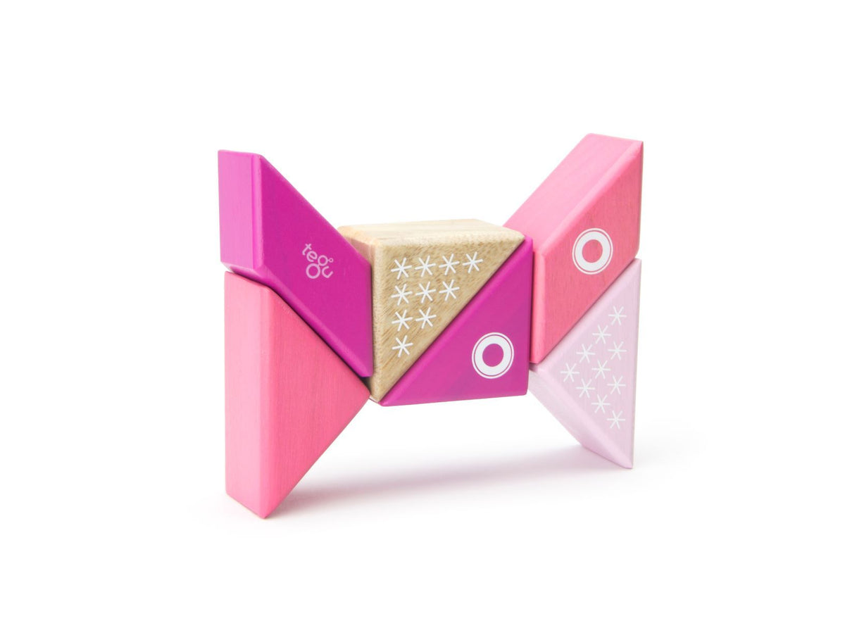 Tegu Magnetic Wooden Blocks - Travel Pals - Kitty
