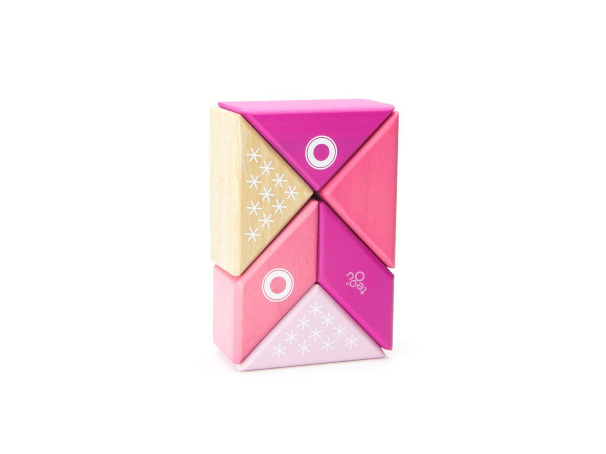 Tegu Magnetic Wooden Blocks - Travel Pals - Kitty