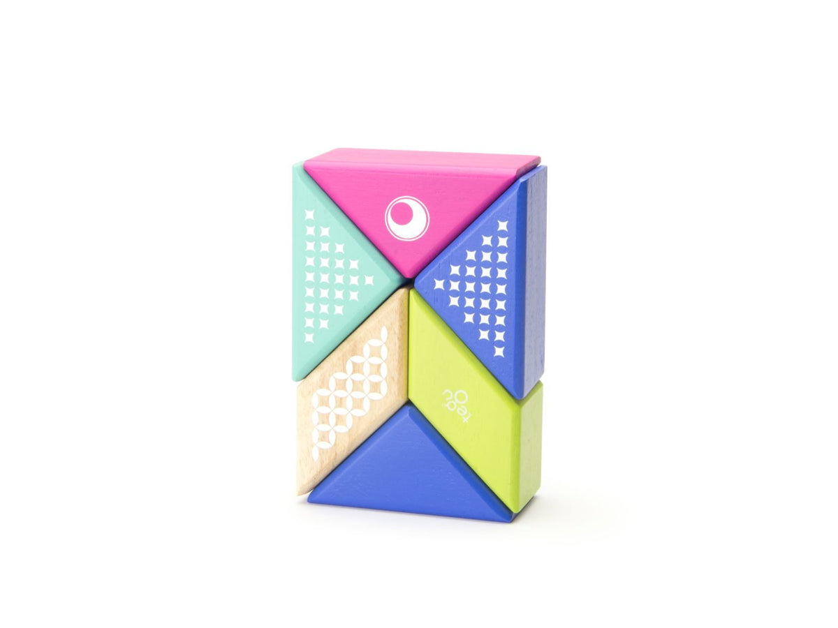 Tegu Magnetic Wooden Blocks - Travel Pals - Hummingbird
