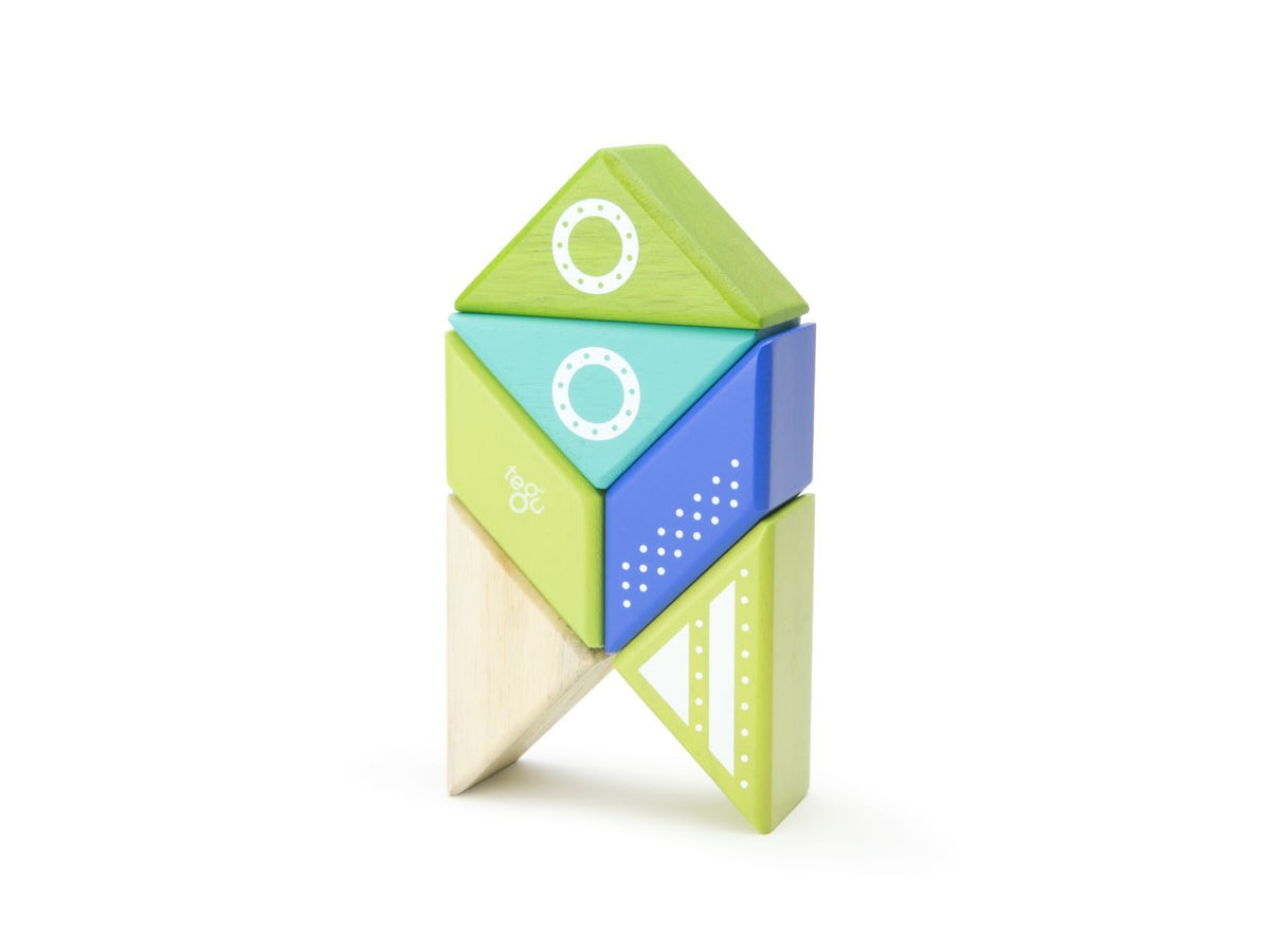 Tegu Magnetic Wooden Blocks - Travel Pals - Spaceship
