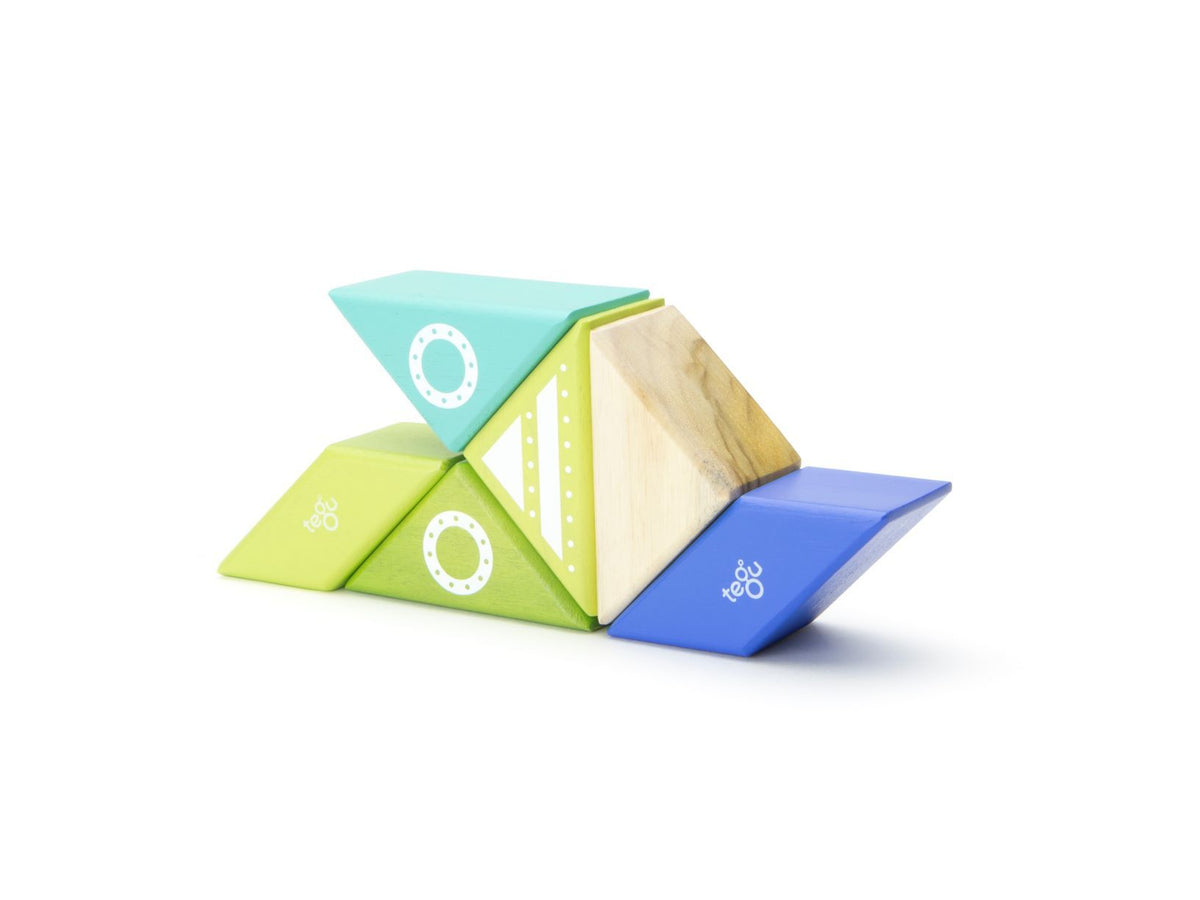 Tegu Magnetic Wooden Blocks - Travel Pals - Spaceship
