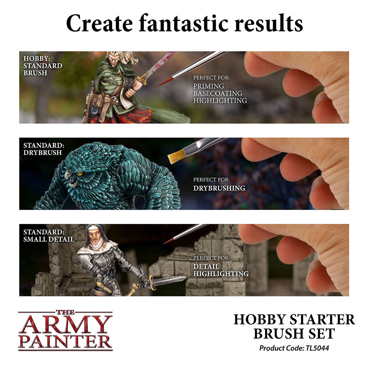 Hobby Starter Brush Set (The Army Painter)