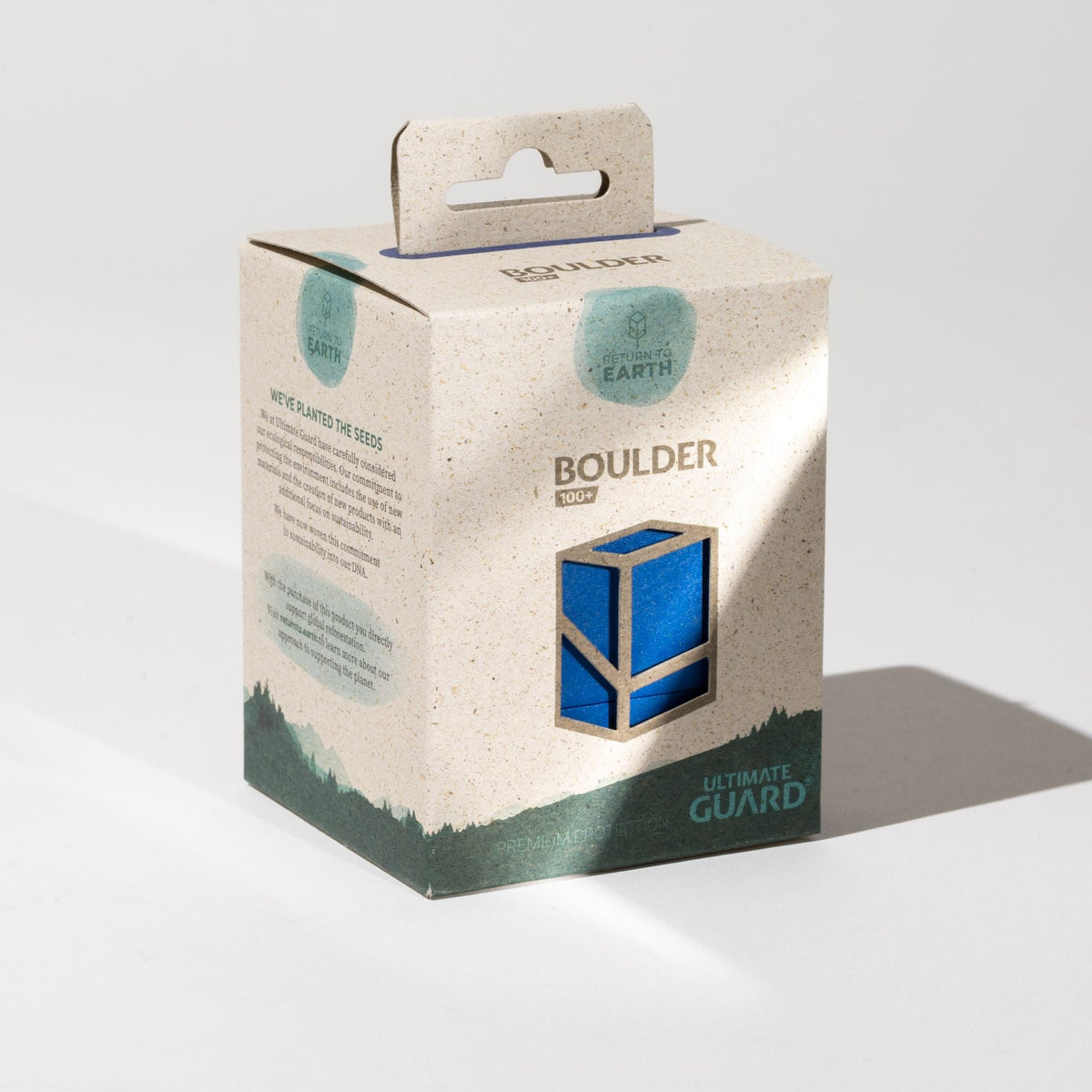 Ultimate Guard Boulder 100+ Return to Earth Deck Box - Blue
