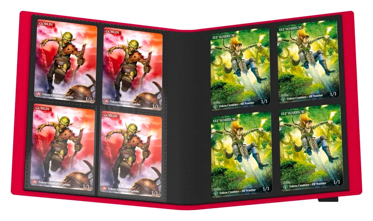 Ultimate Guard Flexxfolio 160 Folder - Red - 8-Pocket Standard-Size
