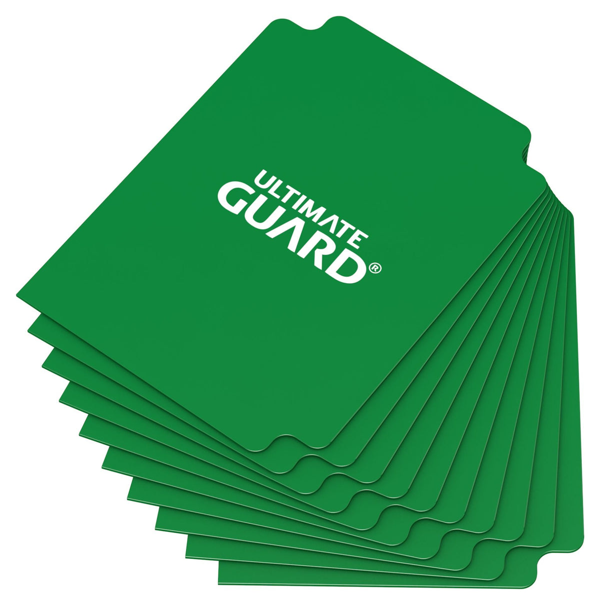 Ultimate Guard Card Dividers - Green - Standard-Size (10)