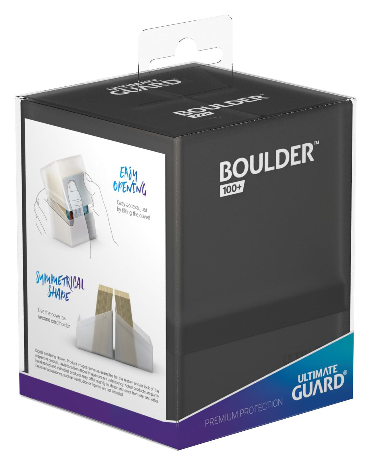 Ultimate Guard Boulder 100+ Deck Box - Onyx