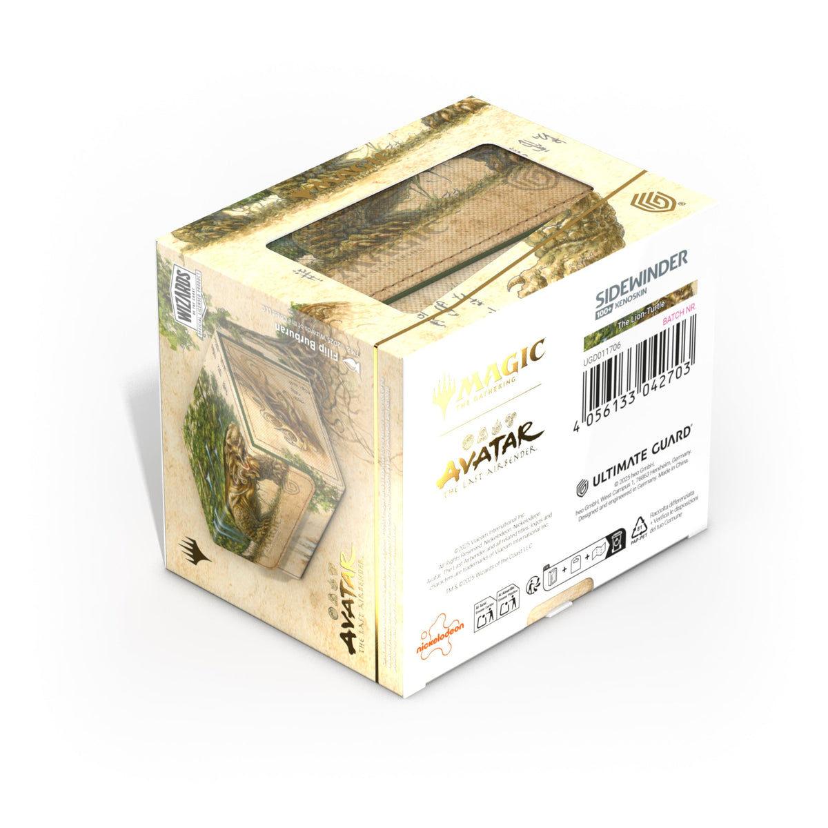 Ultimate Guard: XenoSkin Sidewinder 100+ Deck Box - The Lion-Turtle (MTG: Avatar)