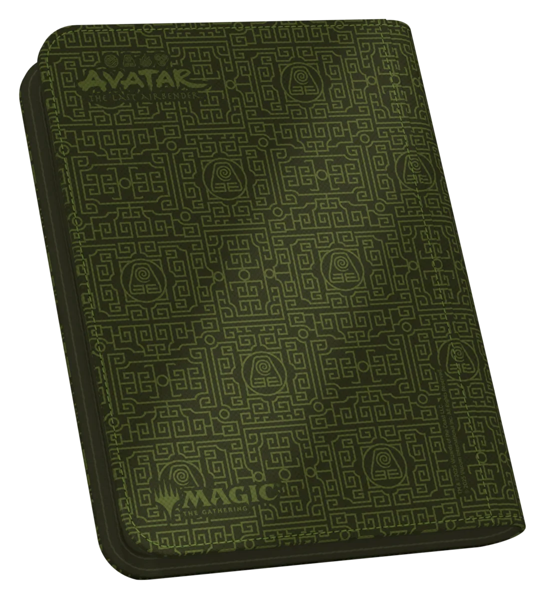 Ultimate Guard: XenoSkin Zipfolio 160 - Green Mana (MTG: Avatar)
