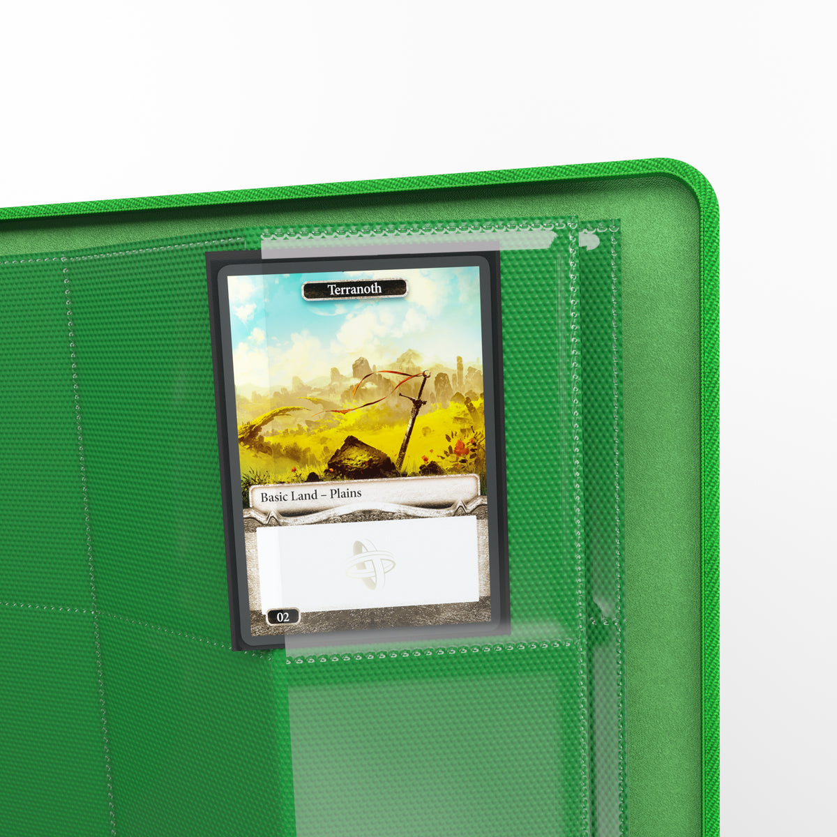 Gamegenic Zip-Up Album - Green - 24-Pocket Standard-Size