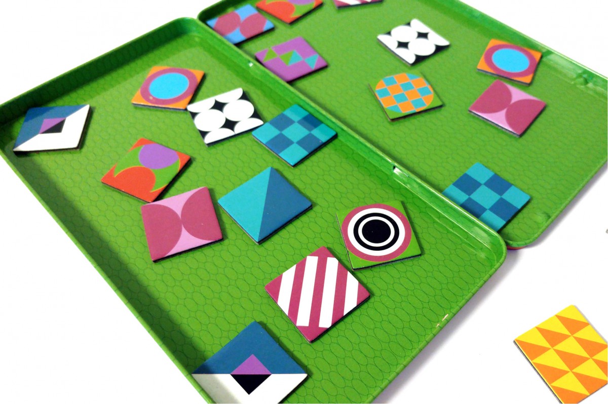 Magnetic Memo Game - Travel Tin (The Purple Cow)