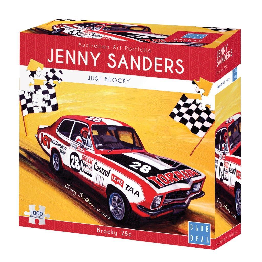 Jenny Sanders: Brocky 28c 1000pc (Blue Opal Puzzle)
