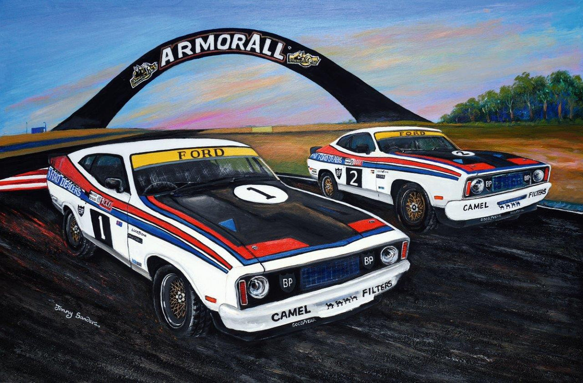Jenny Sanders: Two Winning Fords 1000pc (Blue Opal Puzzle)