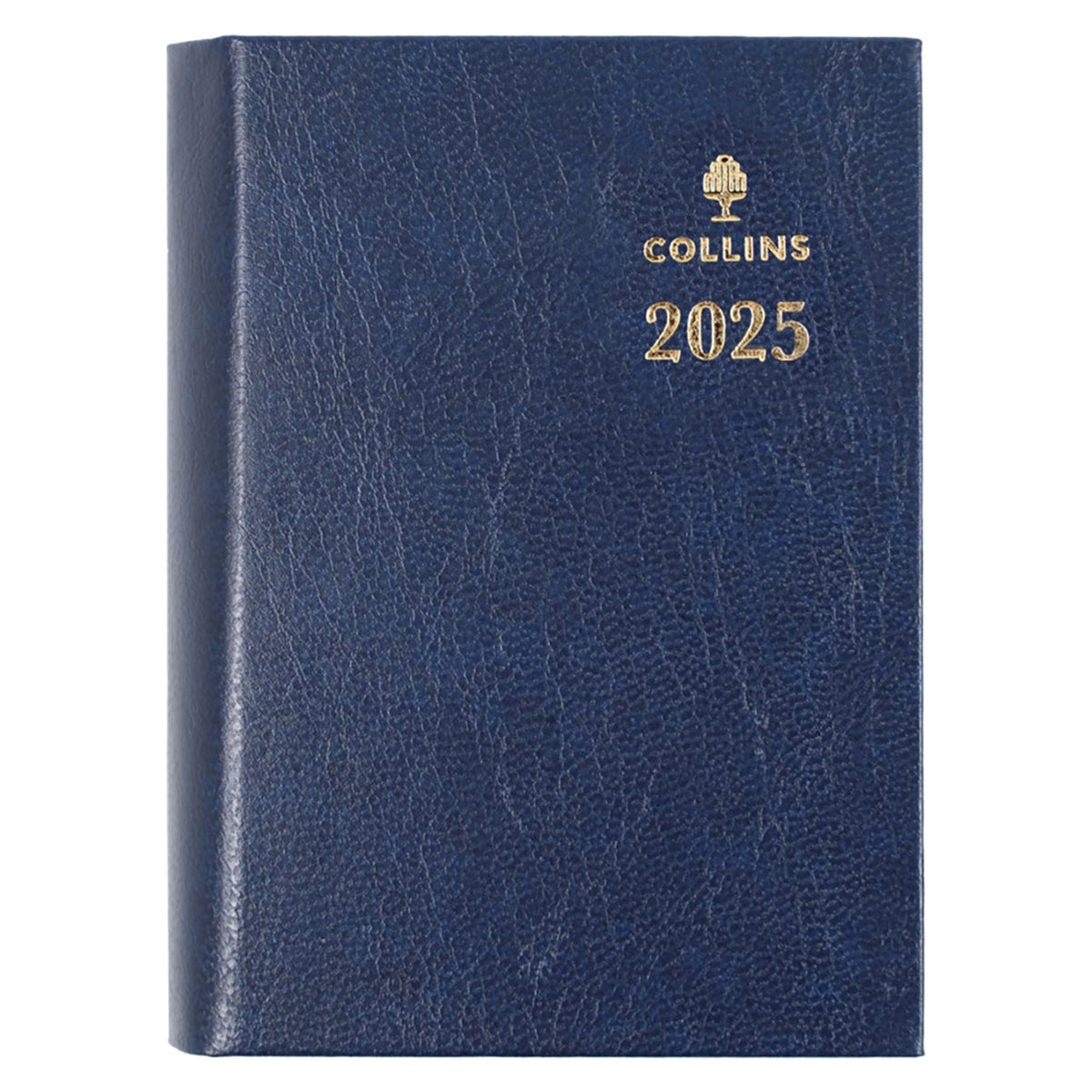 Collins 2025 Calendar Year Diary - Sterling Pocket 133P with Pencil A7 DTP Blue