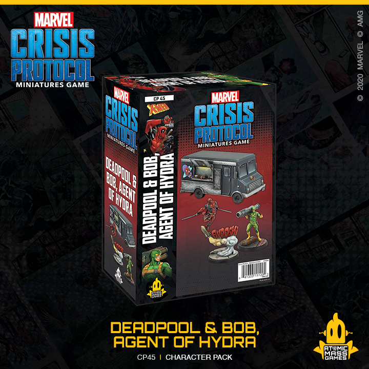 Deadpool and Bob Agent of Hydra (Marvel Crisis Protocol Miniatures Game)