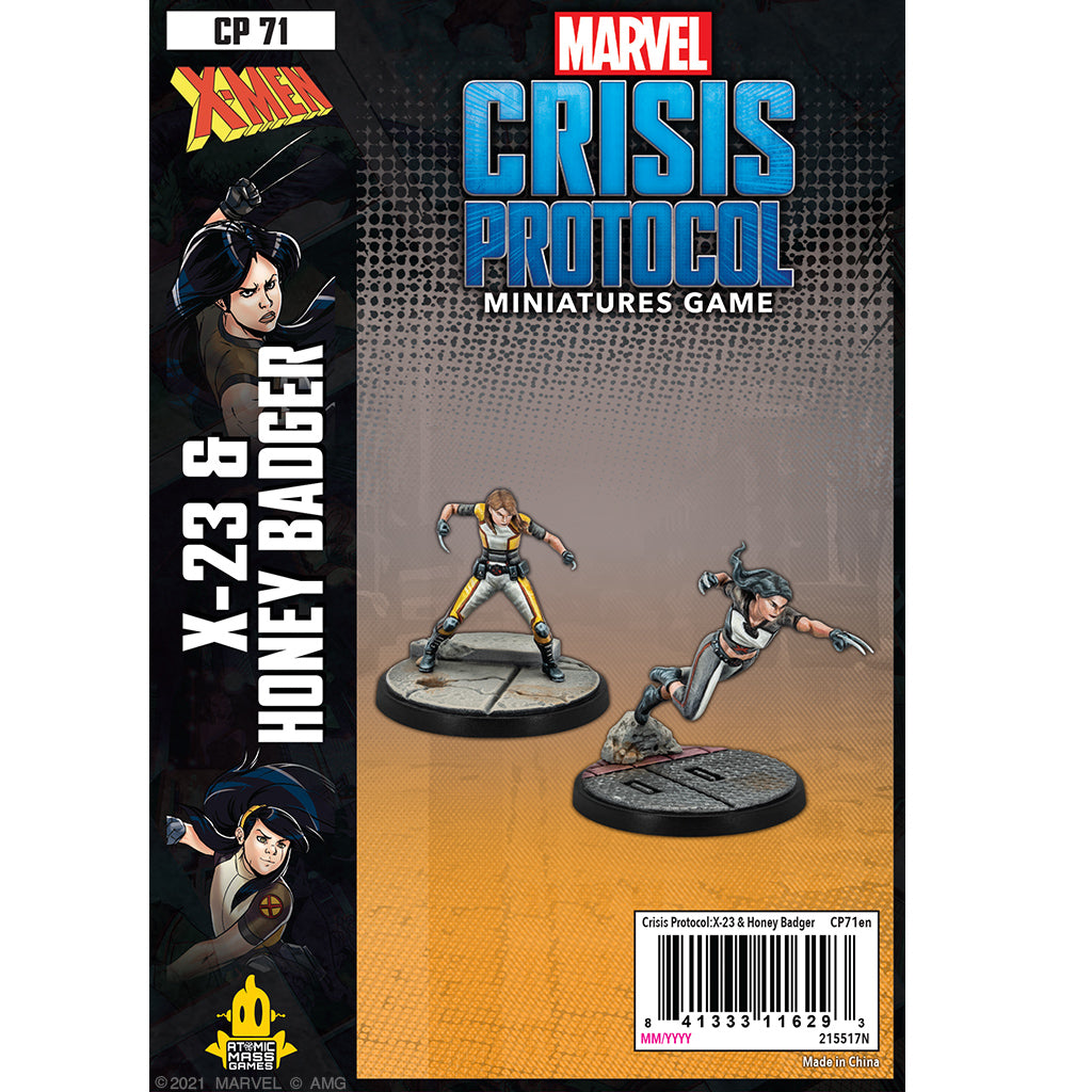 X-23 & Honey Badger Character Pack (Marvel Crisis Protocol Miniatures Game)