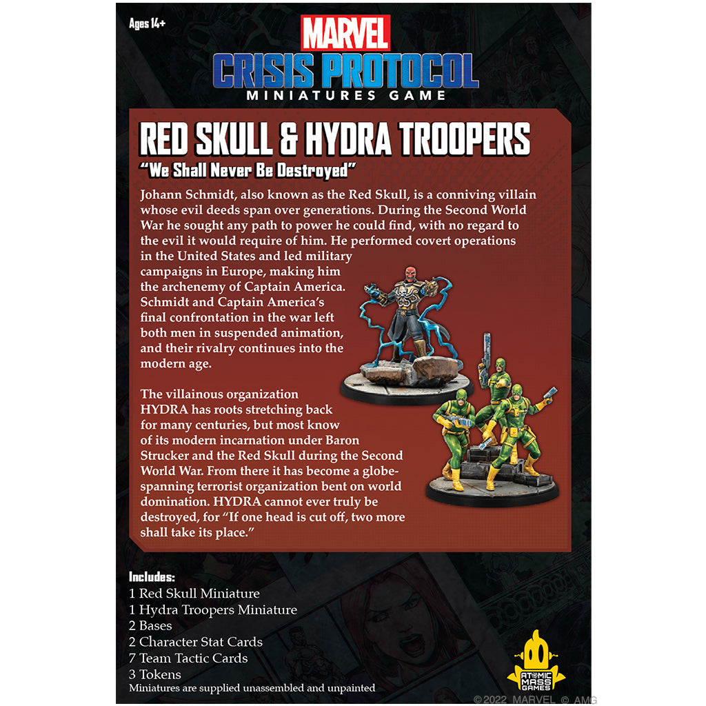 Red Skull &amp; Hydra Troops (Marvel Crisis Protocol)
