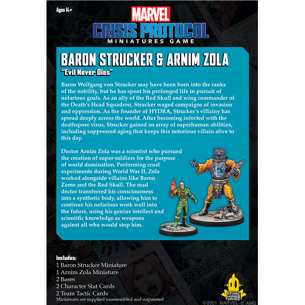 Baron Strucker &amp; Arnim Zola (Marvel Crisis Protocol)