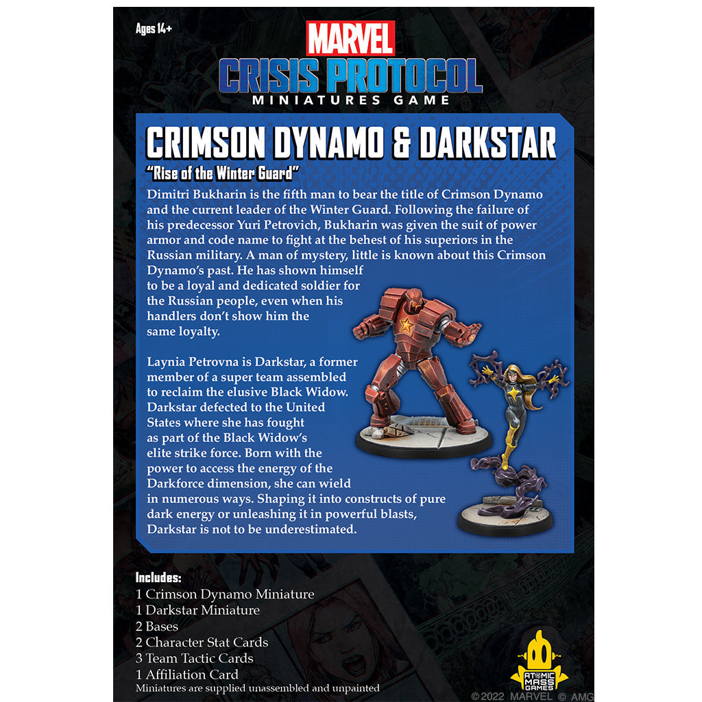 Crimson Dynamo &amp; Dark Star (Marvel Crisis Protocol)
