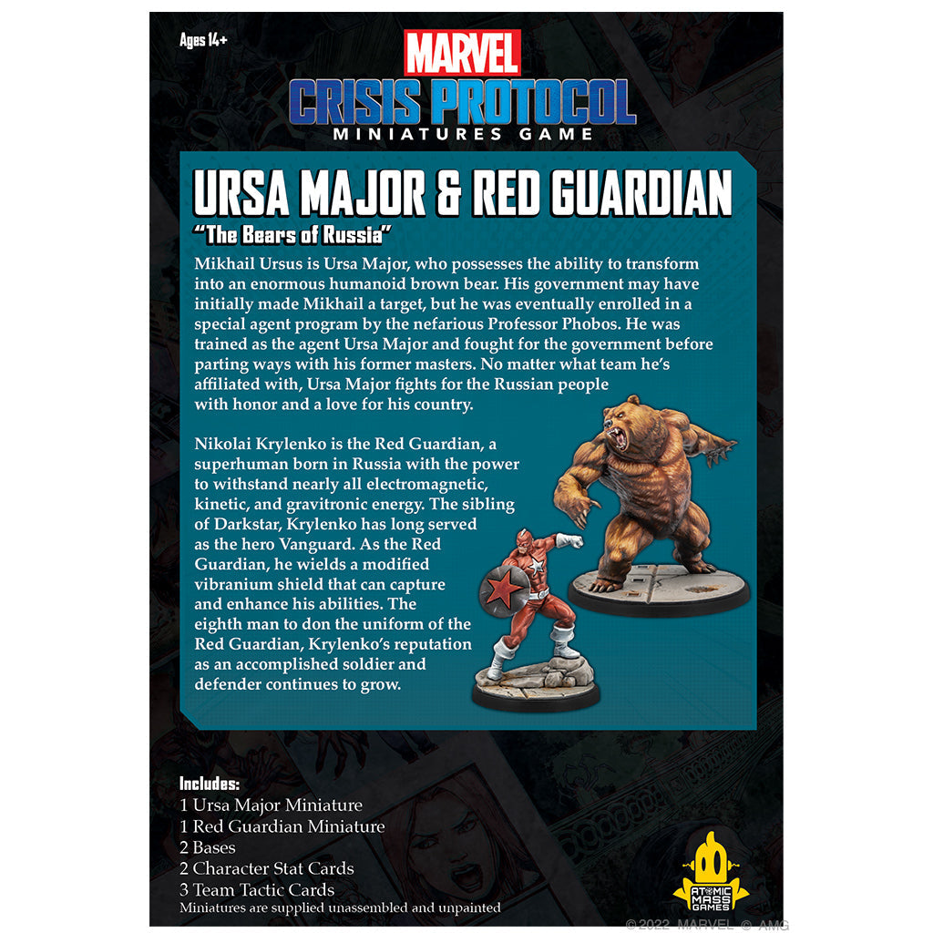 Ursa Major &amp; Red Guardian (Marvel Crisis Protocol)