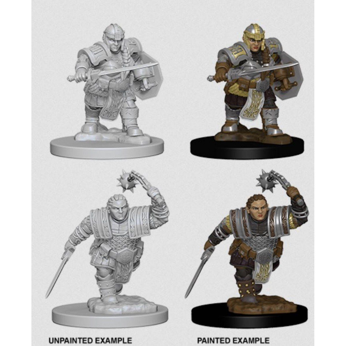 Dwarf Fighter - Female (D&D Nolzurs Marvelous Unpainted Miniatures)