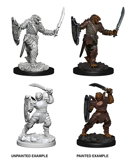 D&D - Dragonborn Female Paladin (Nolzurs Marvelous Unpainted Miniatures)