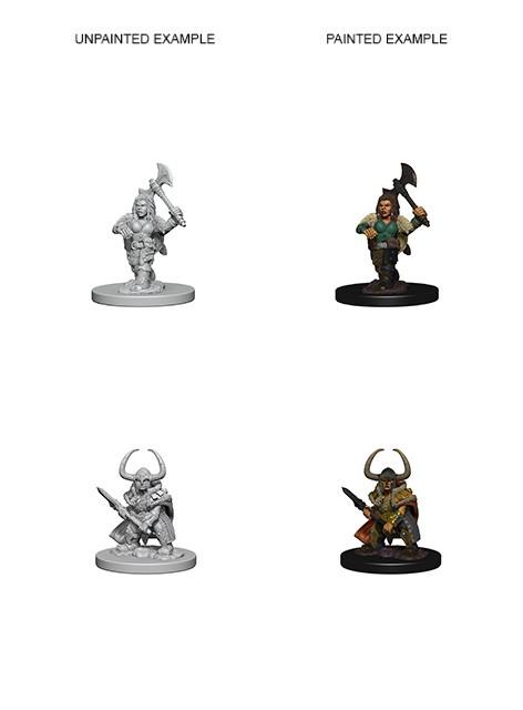D&D - Dwarf Female Barbarian (Nolzurs Marvelous Unpainted Miniatures)
