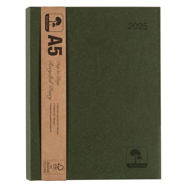 Cumberland 2025 Calendar Year Diary - Earthcare A5 WIRO Bound 51SEC25 DTP