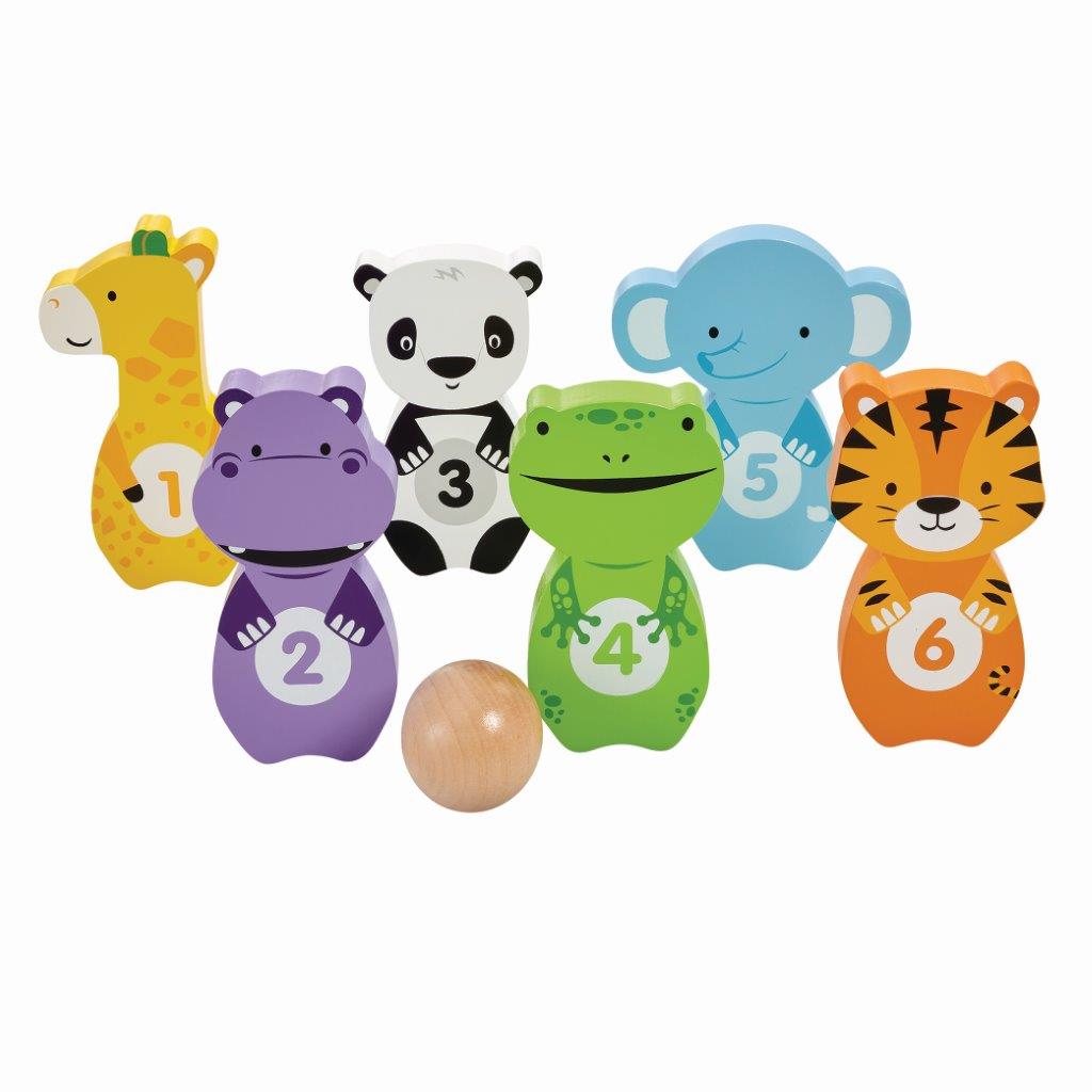 Wooden Skittles Set