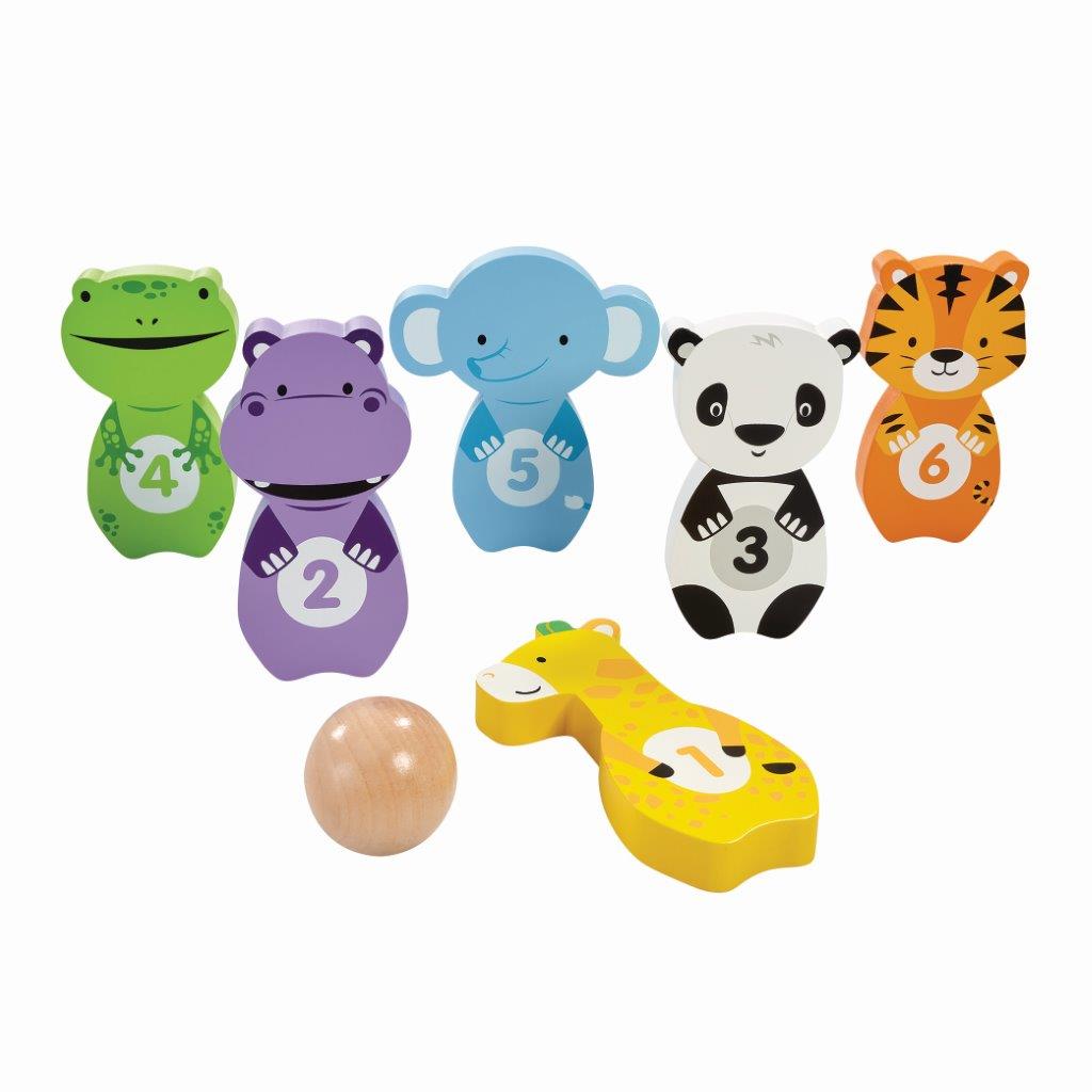 Wooden Skittles Set