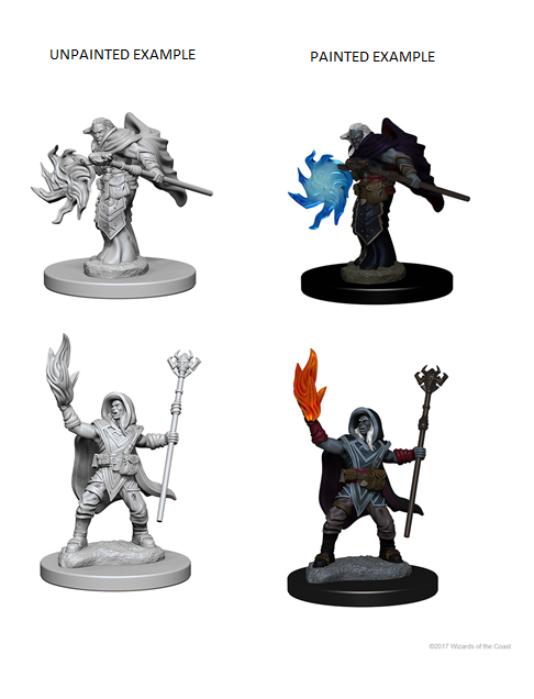 D&D - Elf Male Wizard (Nolzurs Marvelous Unpainted Miniatures)
