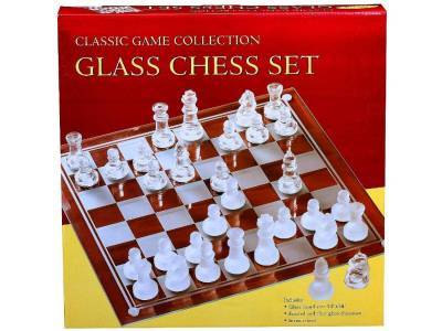 Chess - 14" Glass Set (Hansen)