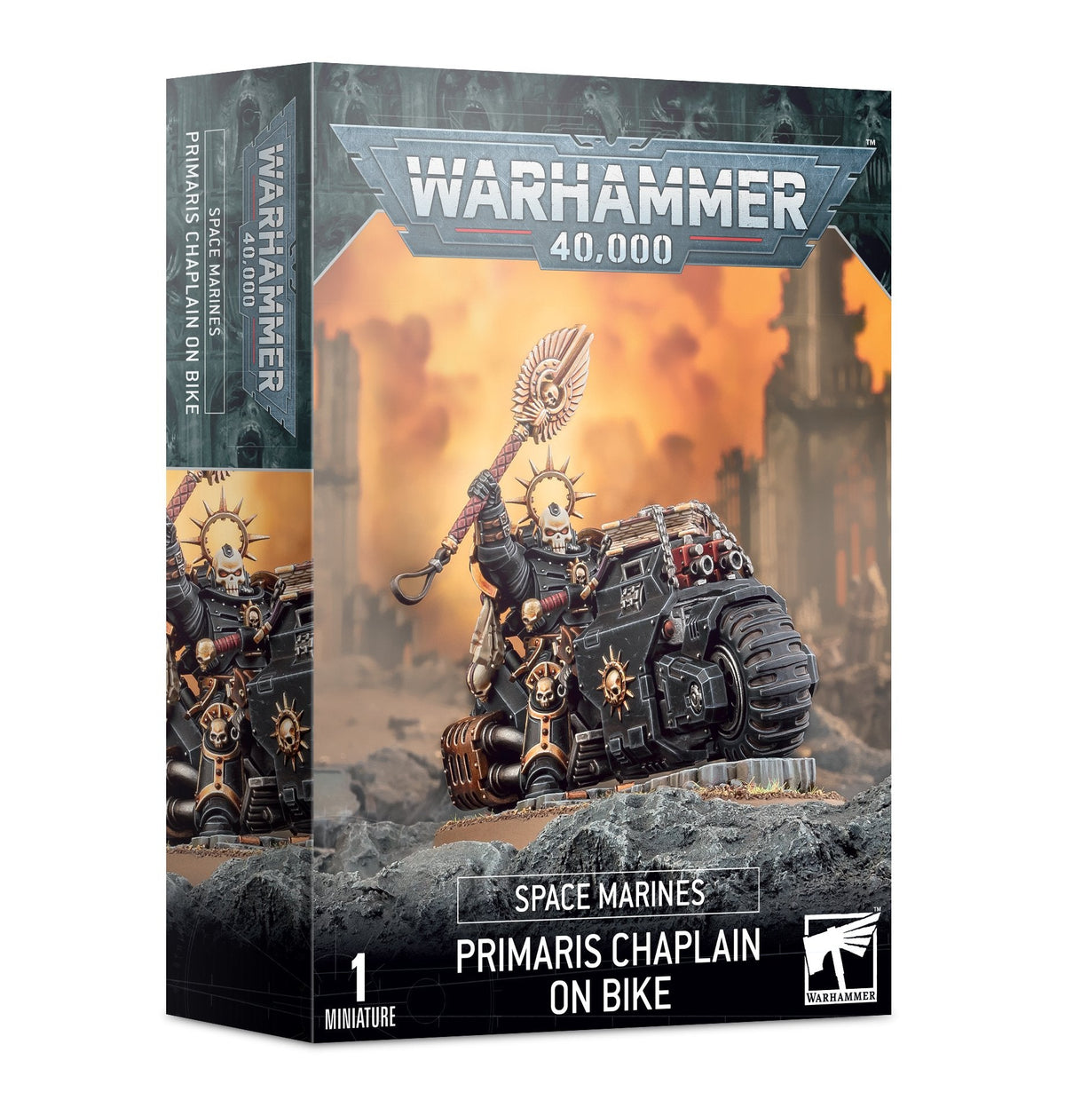 Space Marines - Primaris Chaplain on Bike (Warhammer 40000)