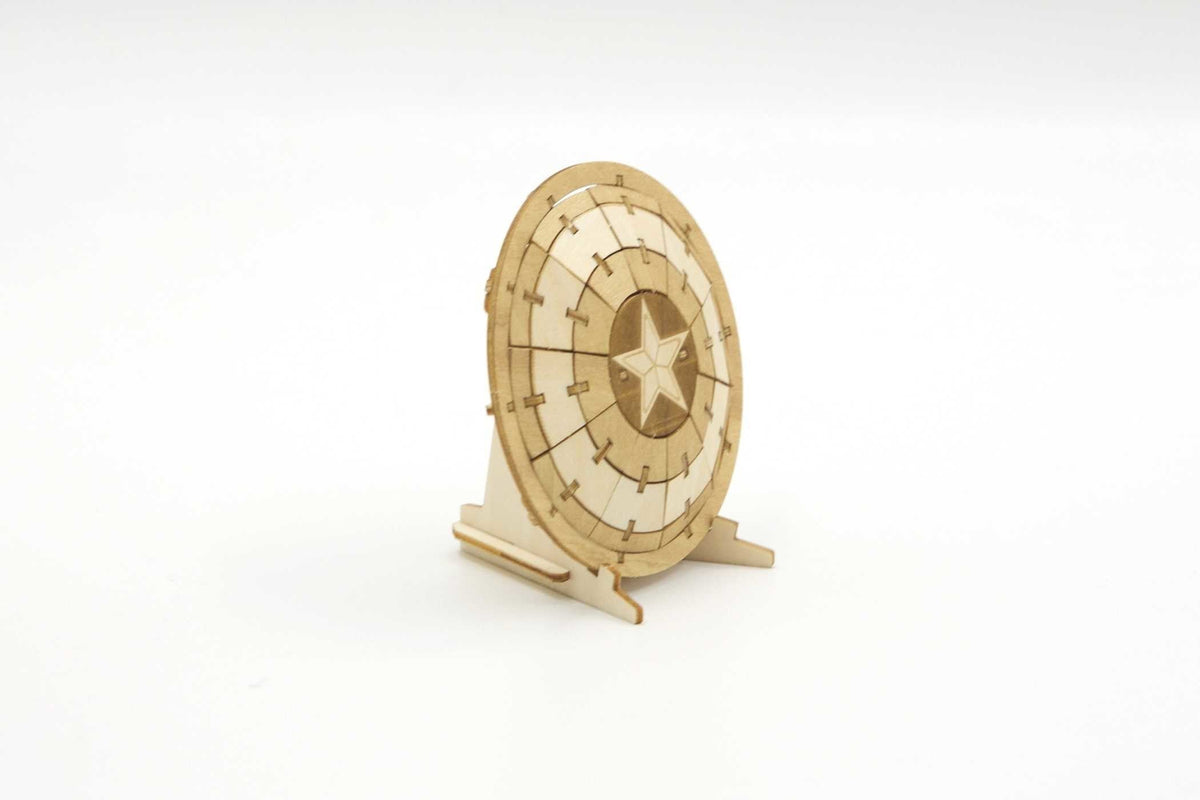 Incredibuilds Marvel Avengers Captain America 3D Wood Model