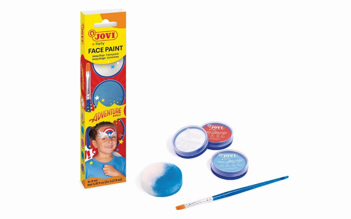 Jovi - Face Paint - 3x8ml Adventure World