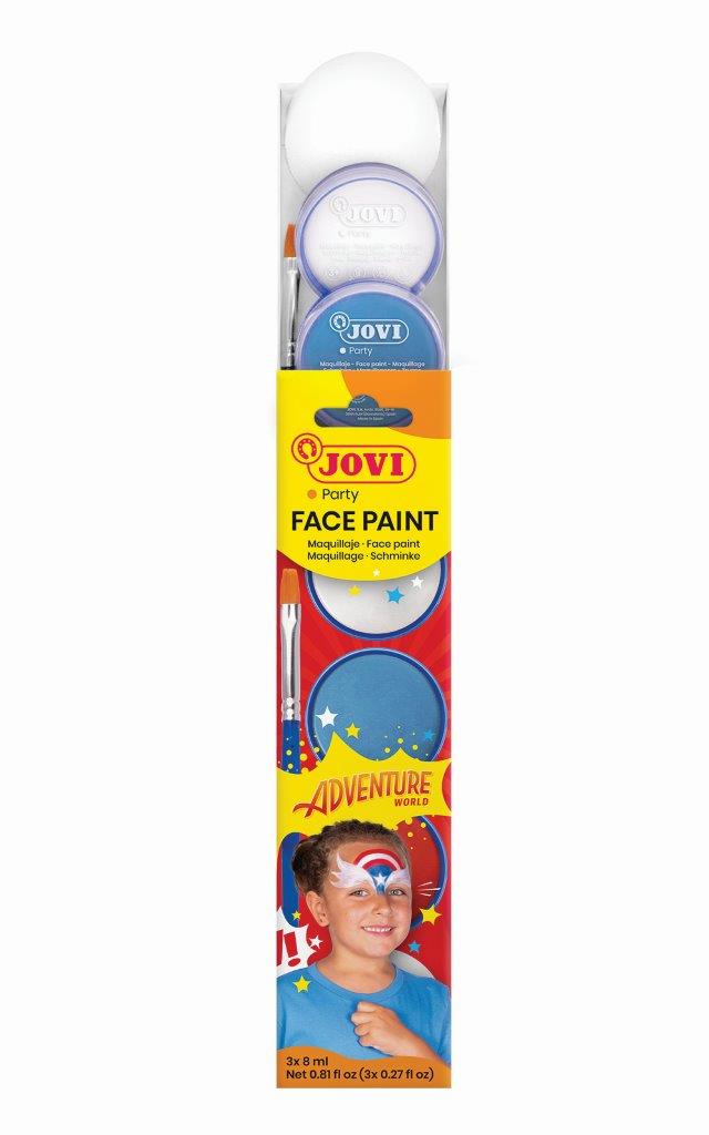 Jovi - Face Paint - 3x8ml Adventure World