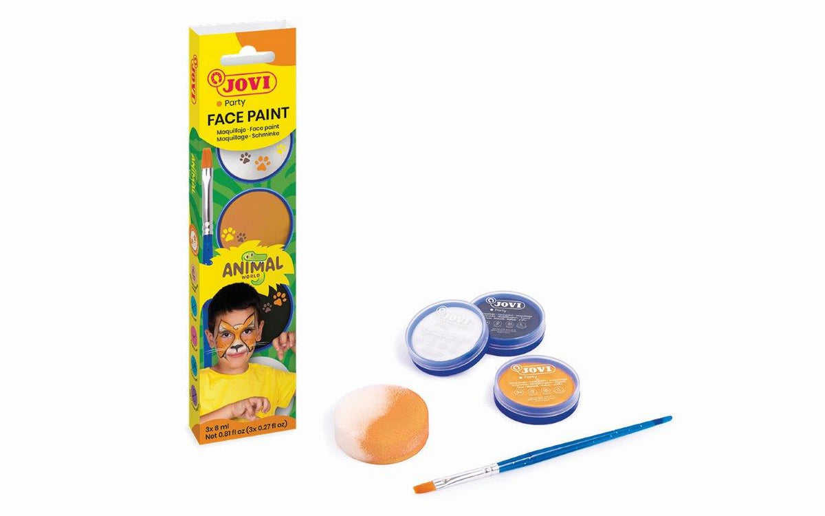 Jovi - Face Paint - 3x8ml Animal World