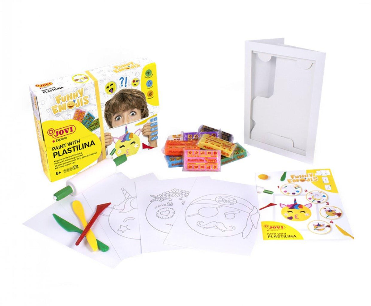 Jovi - Paint with Plastilina - Funny Emojis