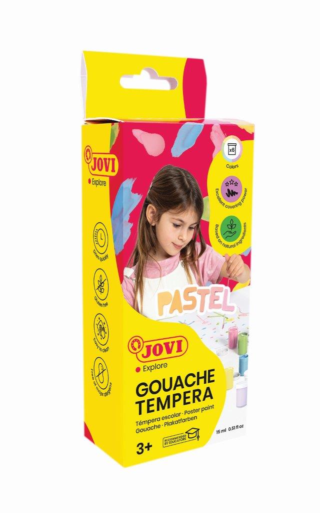 Jovi - Poster Paint - 6x15ml Pastel
